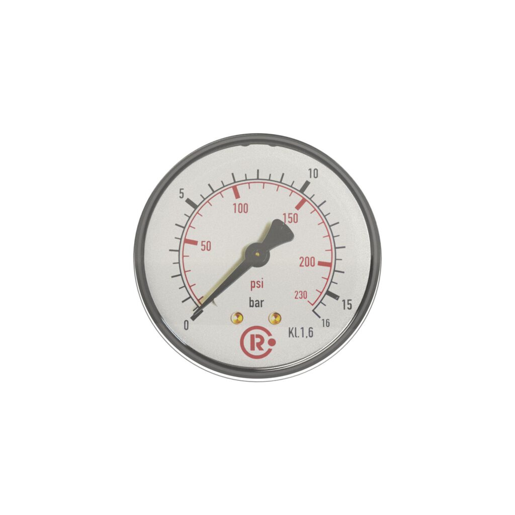 Standardmano, Kunststoff, G 1/4 hinten, 0 - 4,0 bar/58 psi, Ø 40