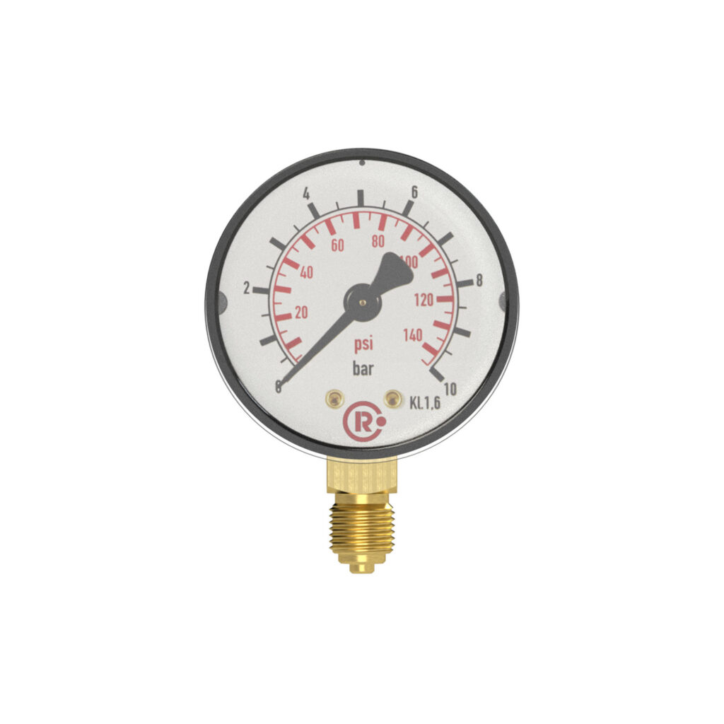 Standardmano, Kunststoff, G 1/8 unten, 0 - 2,5 bar/36 psi, Ø 40