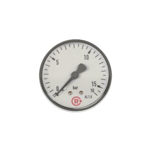 Standardmanometer, Stahlblechgeh., G 1/8 hinten, -1/0,0 bar, Ø 40