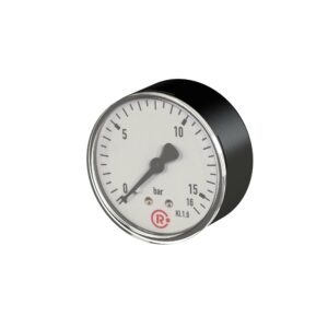 Standardmanometer, Stahlblechgeh., G 1/8 hinten, -1/0,0 bar, Ø 40