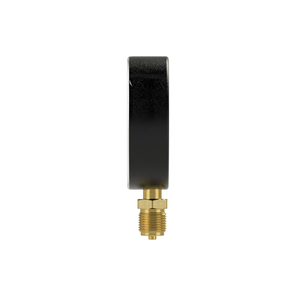 Standardmanometer, Kunststoffgeh., G 1/2 unten, -1/0,0 bar, Ø 80