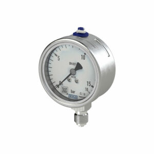 Manometer, CrNi-Stahl, G 1/4 radial unten, -1 / 0,0 bar, Ø 63