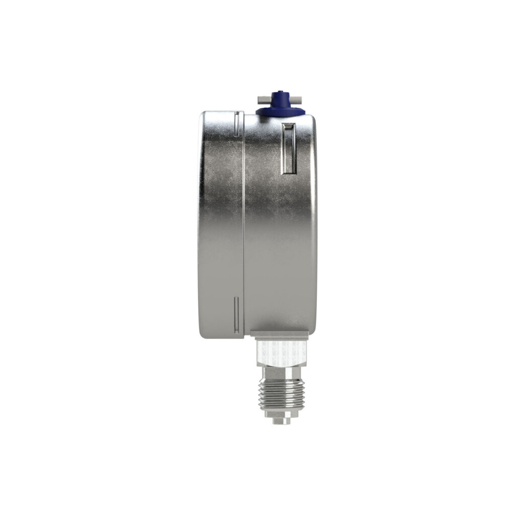 Manometer, CrNi-Stahl, G 1/4 radial unten, -1 / 0,0 bar, Ø 63