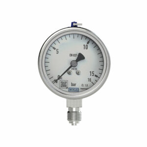 Manometer, CrNi-Stahl, G 1/4 radial unten, -1 / 0,0 bar, Ø 63