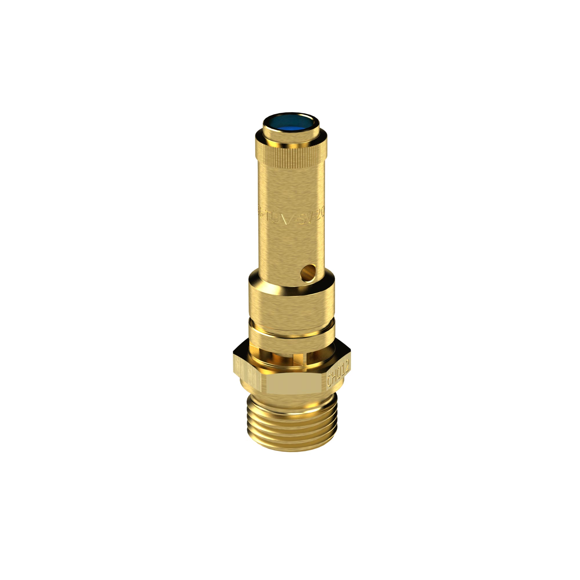 Sicherheitsventil DN 8, Messing, G 1/4, Ansprechdruck 0,2 bar