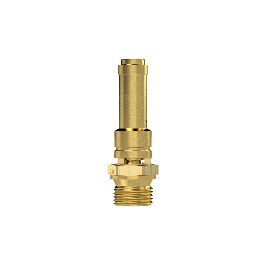 Sicherheitsventil DN 8, Messing, G 1/4, Ansprechdruck 0,2 bar