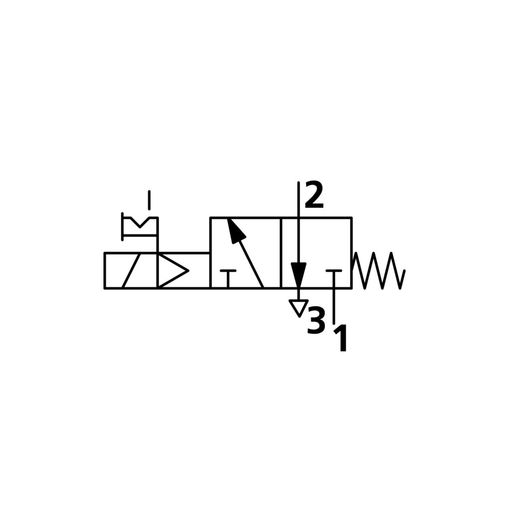 3/2-Wegeventil »BASIC«, elektropneumatisch, monostabil, G 1/8, NC