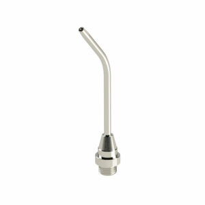 Verlängerungsdüse, Bohrung 3,0 mm, MS vern., 100 mm lang gebogen