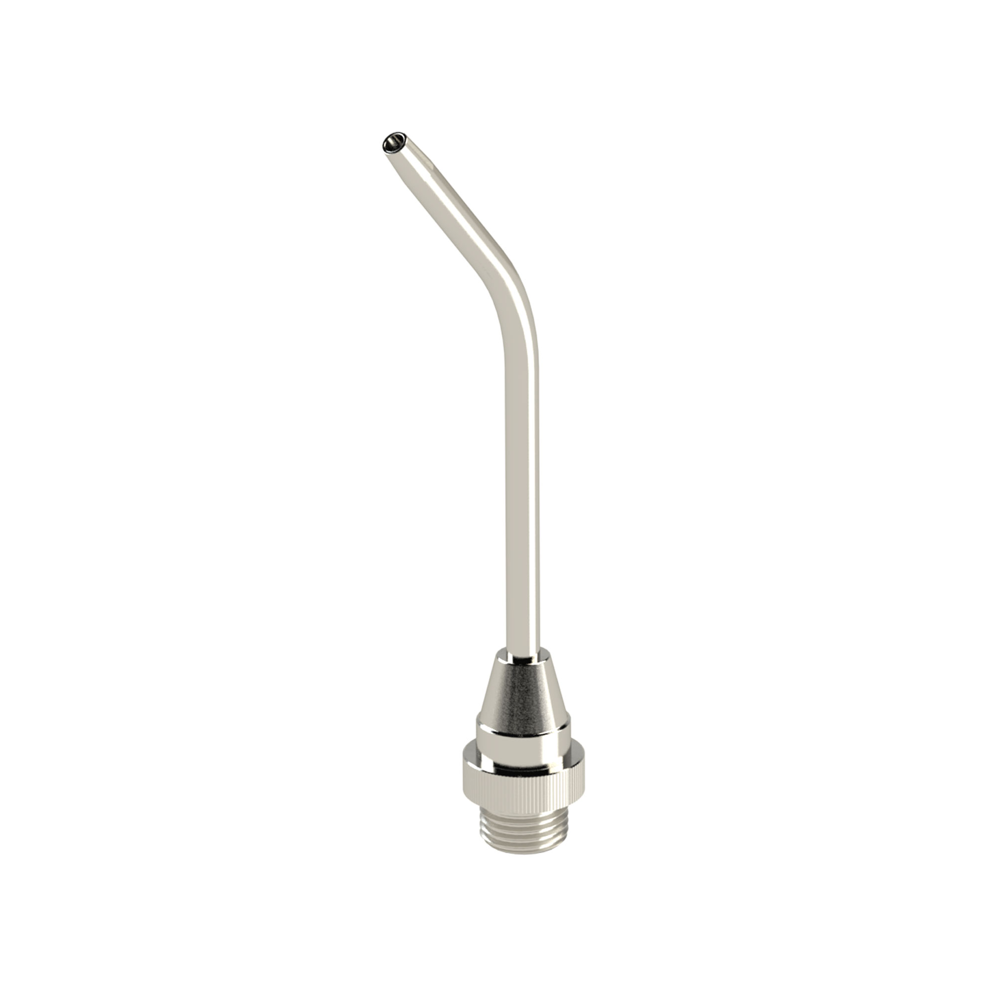 Verlängerungsdüse, Bohrung 3,0 mm, MS vern., 100 mm lang gebogen