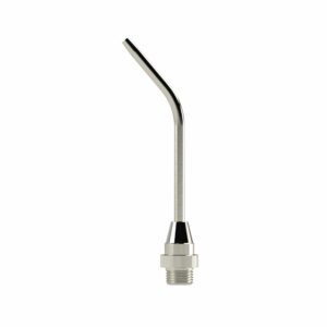 Verlängerungsdüse, Bohrung 3,0 mm, MS vern., 100 mm lang gebogen