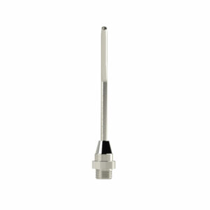 Verlängerungsdüse, Bohrung 3,0 mm, MS vern., 100 mm lang gebogen