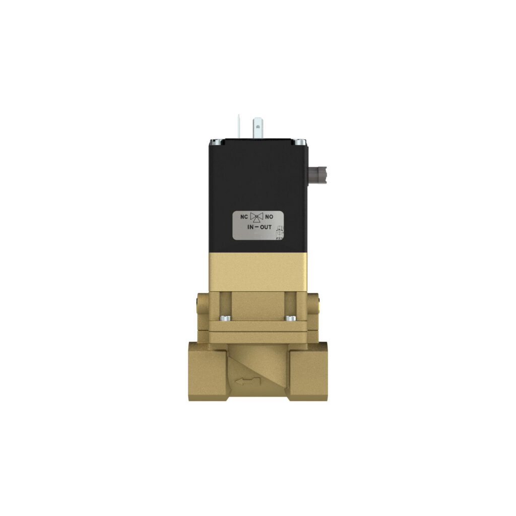 2/2 We-MV, NC, MS, G 1/2, DN 13, PN 0,2-10, NBR, vorge. 230V AC