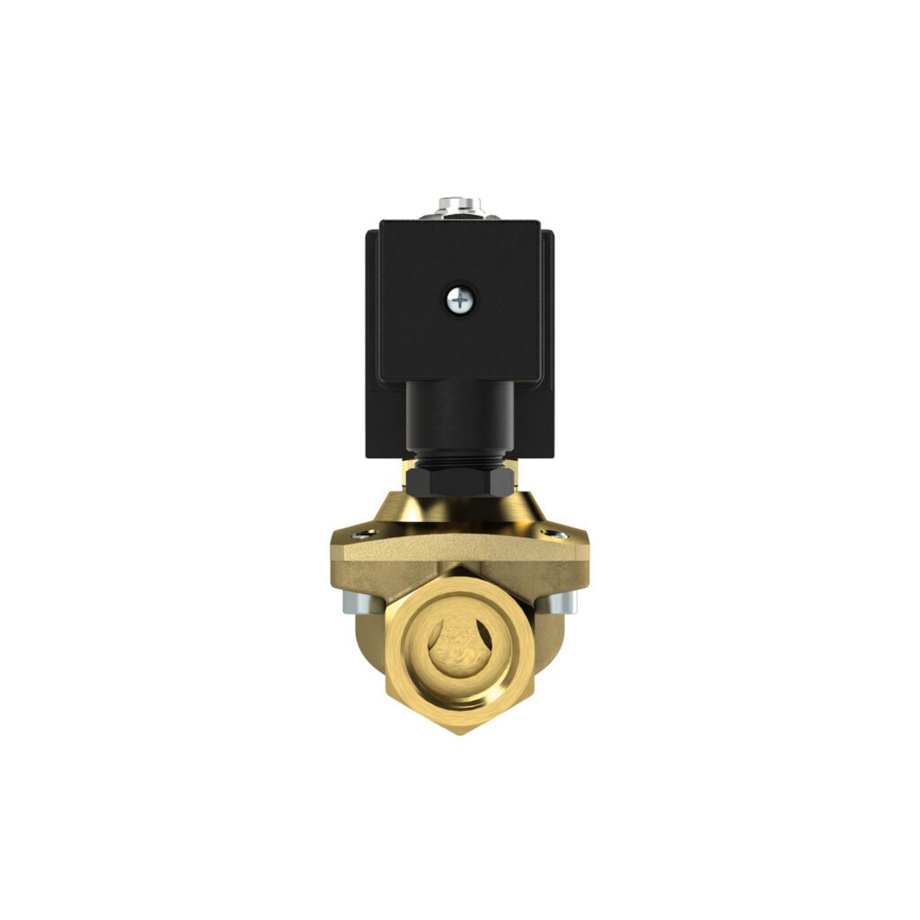 2/2 MV, NC, MS, G 3/8, DN13, PN 0-12, FPM, zwangsg., 230V AC