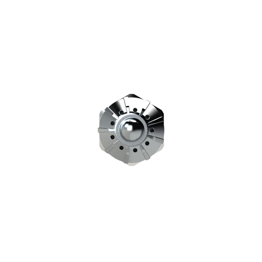 Lärmarme Runddüse, M12x1,25, Zink, Aluminium, Düsen-Außen-ø 17 mm