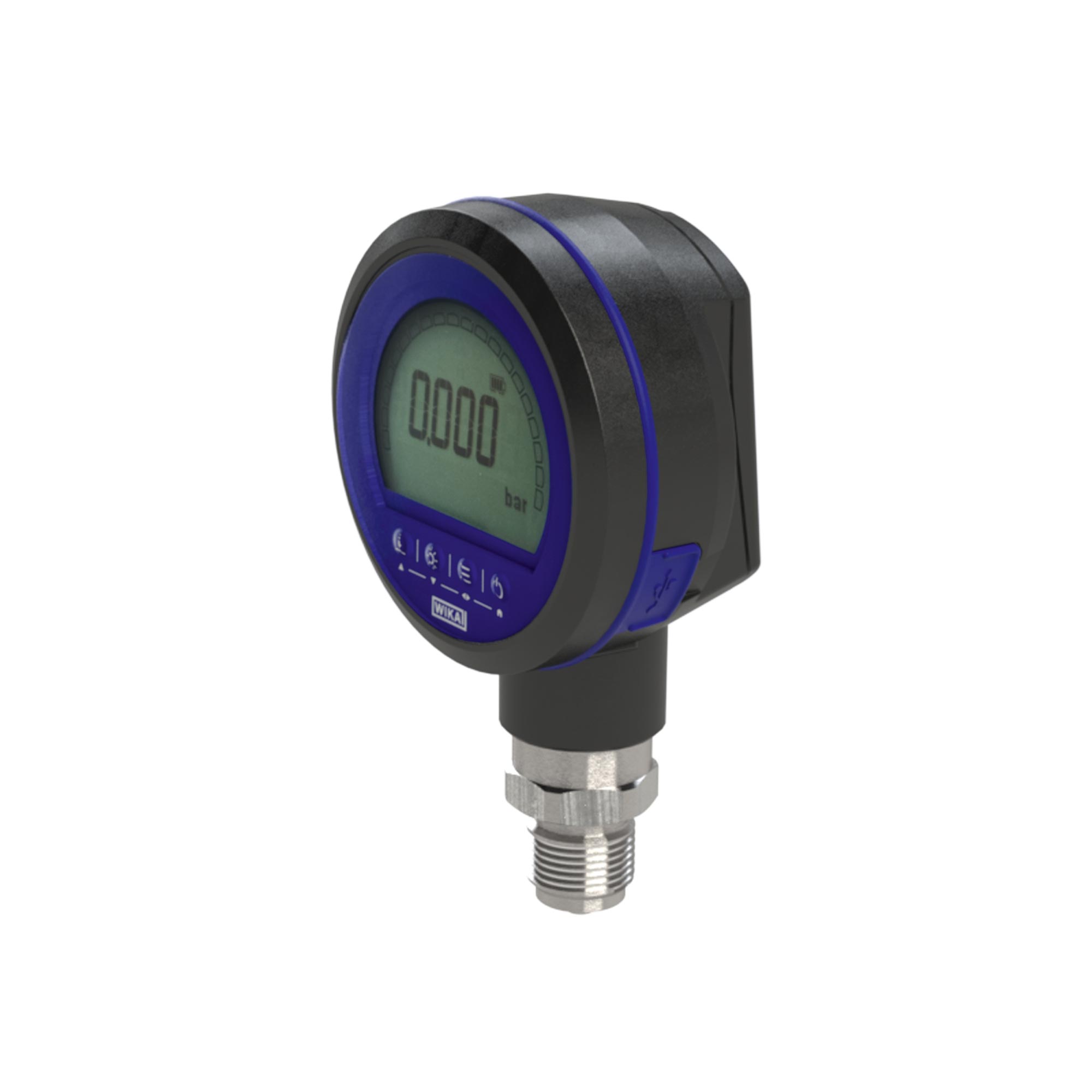 Digitalmanometer, CPG1200, G 1/4, 0 - 10 bar, 0,5% FS, IP 65,PBT