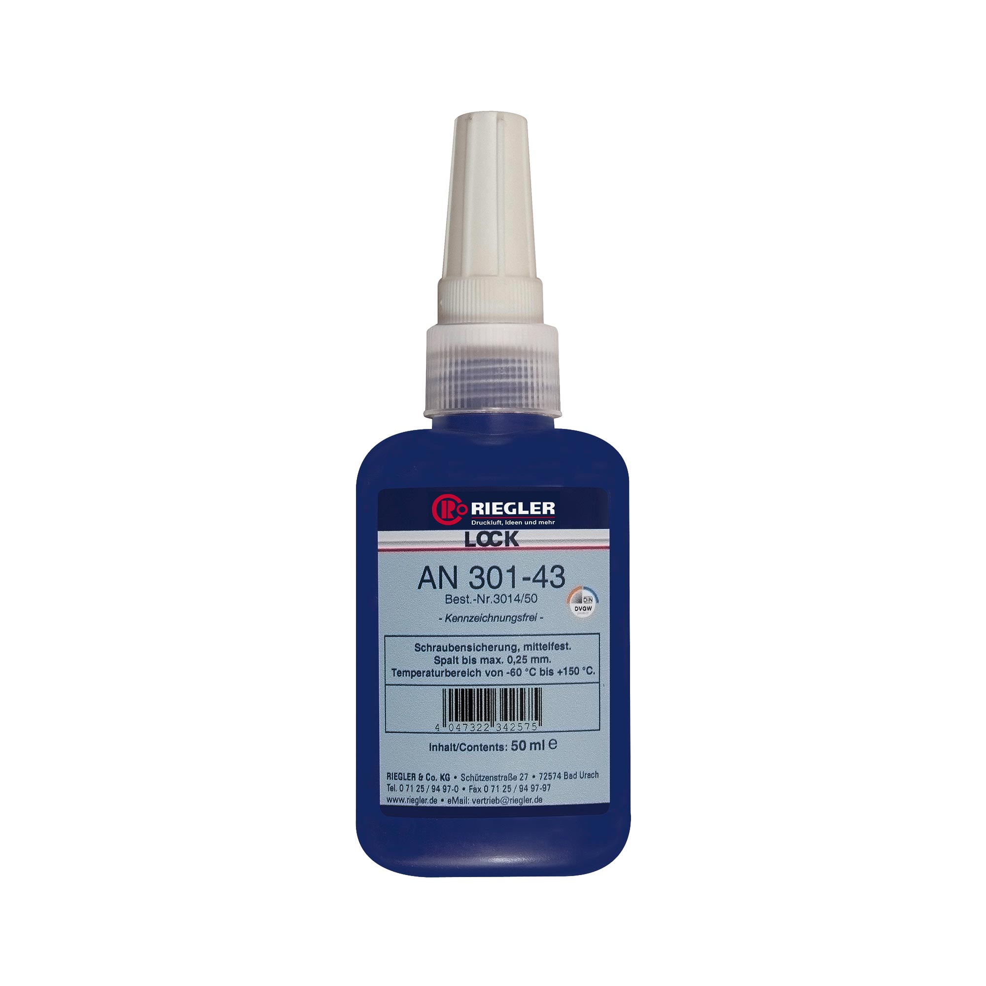 Lock AN 301-43, anaerober Klebstoff, mittelfest, 50 ml