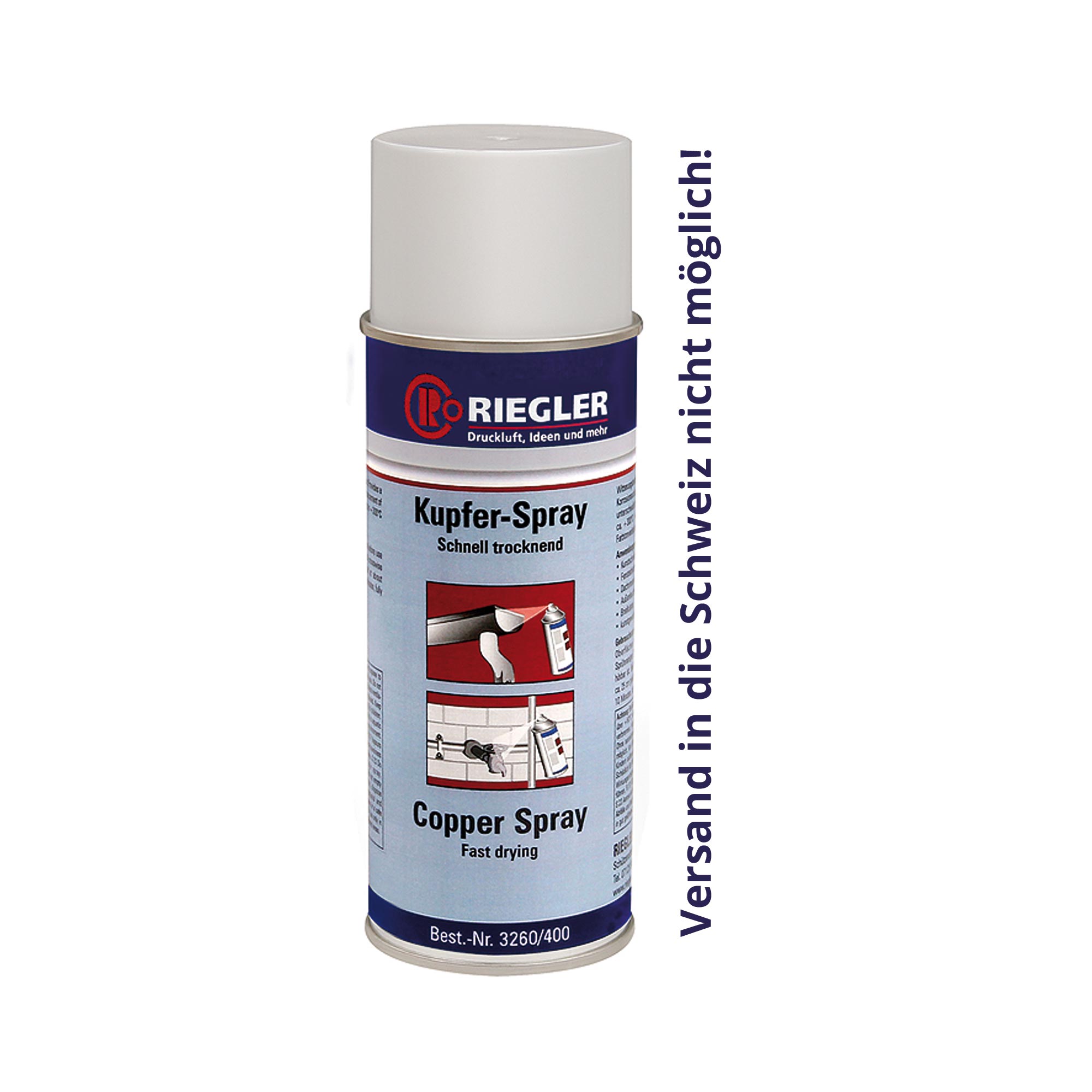 Kupfer-Spray, Temperatur max. 300 °C, 400 ml