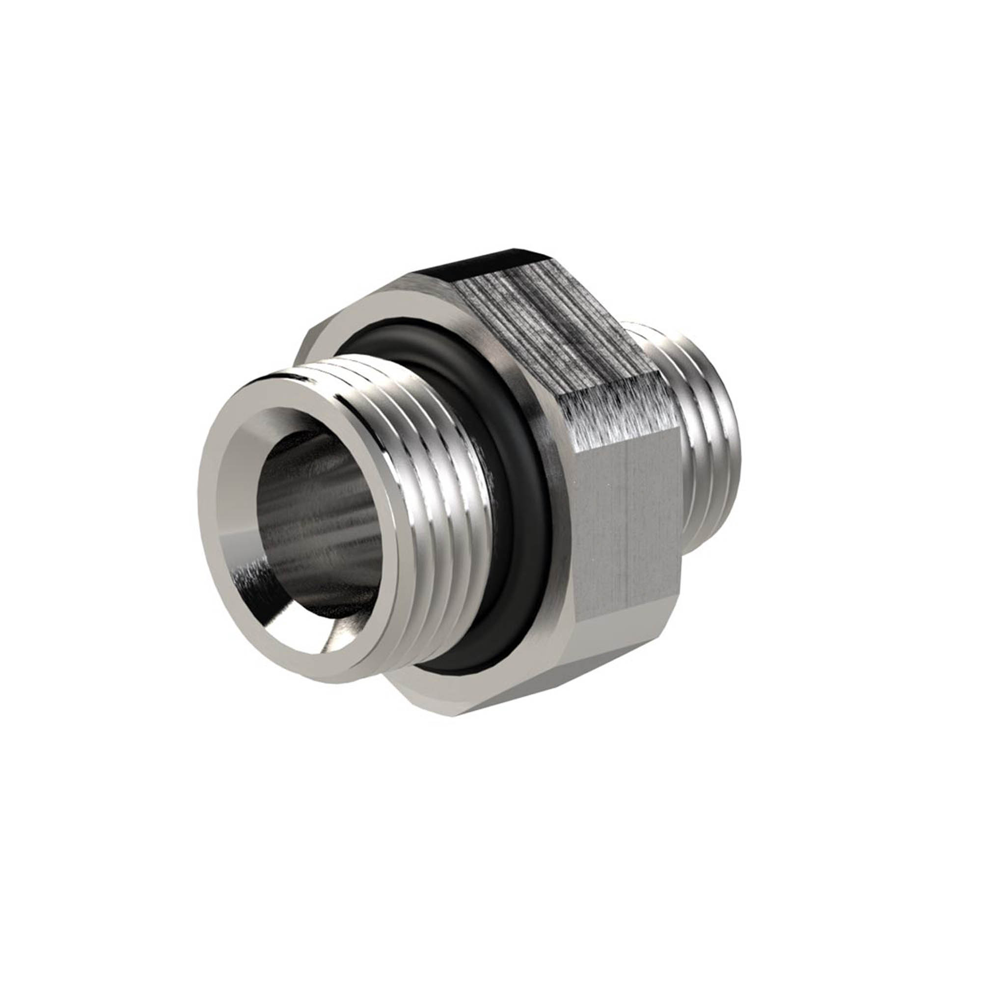 Doppelgewindenippel, gek. O-Ring »NonPlusUltra«, G1/8, SW13,VPE10