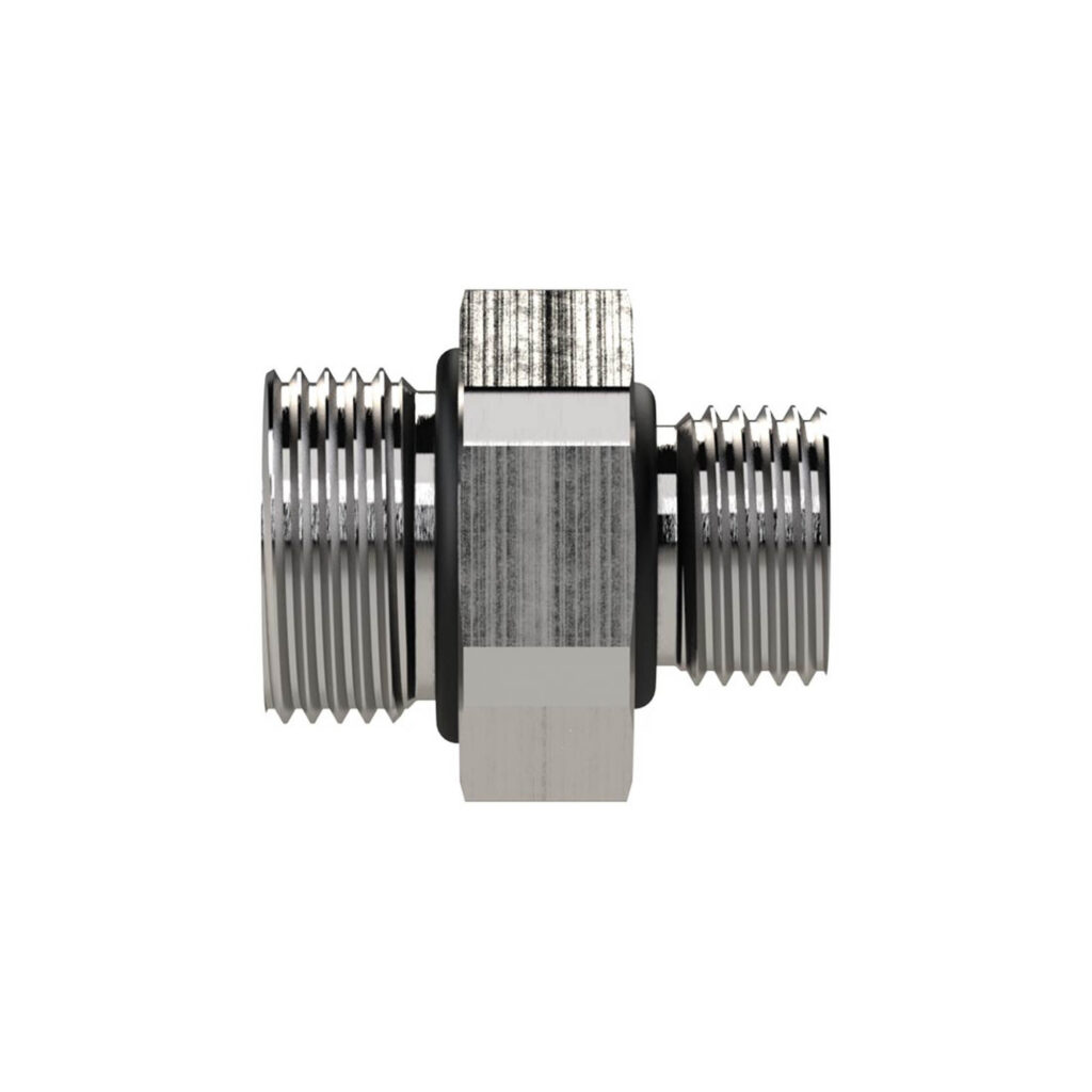 Doppelgewindenippel, gek. O-Ring »NonPlusUltra«, G1/8, SW13,VPE10