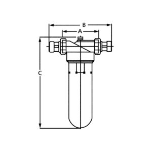 Feinfilter »Bavaria« für Trinkwasser, ohne DVGW, 90 µm, R 1 1/2