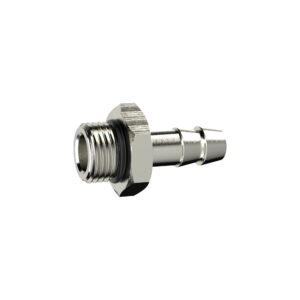 Einschraubschlauchtülle, O-Ring, G 1/8, Schlauch LW 5, MS vern.