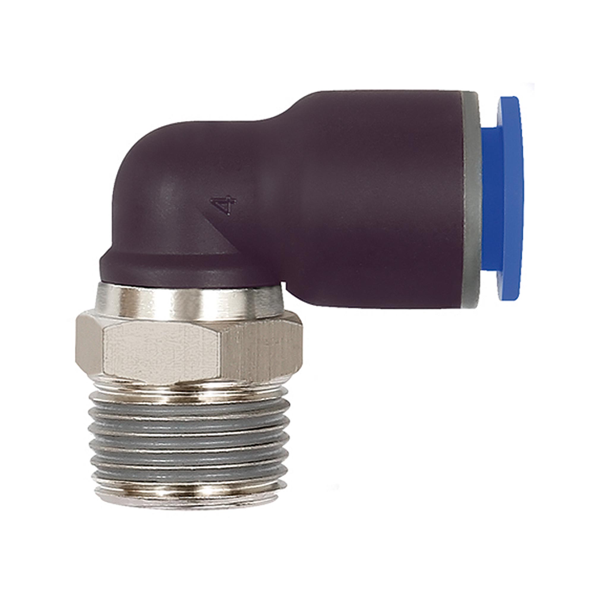 L-Steckverschraubung »Blaue Serie«, drehbar, R 1/8 außen, Ø 4 mm