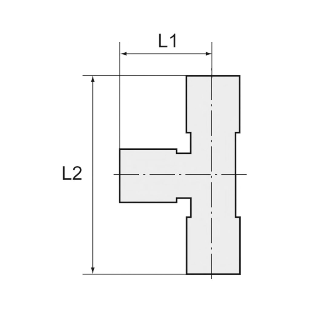 T-Steckverschraubung »click-clock«, drehbar, G 1/8 außen Ø 4 mm