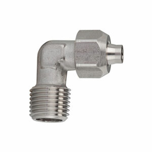 Winkel-Einschraubverschraubung, R 1/8 a., Schlauch 6/4, ES 1.4404