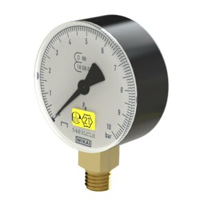 Manometer ø 63 mm, eichbar, G 1/4, Anschluss unten