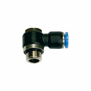 L-Steckverschraubung »Blaue Serie«, drehbar, M5 a., max.15, Ø 4mm
