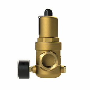 Druckregler f. Trinkw., Rotguss, m. Mano, G 1/2 IG, 1 - 8 bar