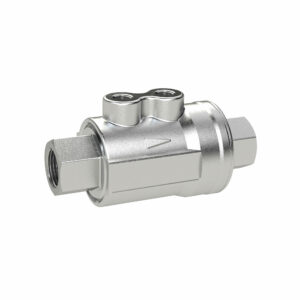 Koaxialventil, pneumat. bet. doppeltw. MS vern. NBR, Rp 3/8