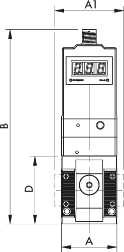 Präz.-Prop.-Druckregler »SYNTRONIC«, BG1, o.B., ferngest., 0…10 V
