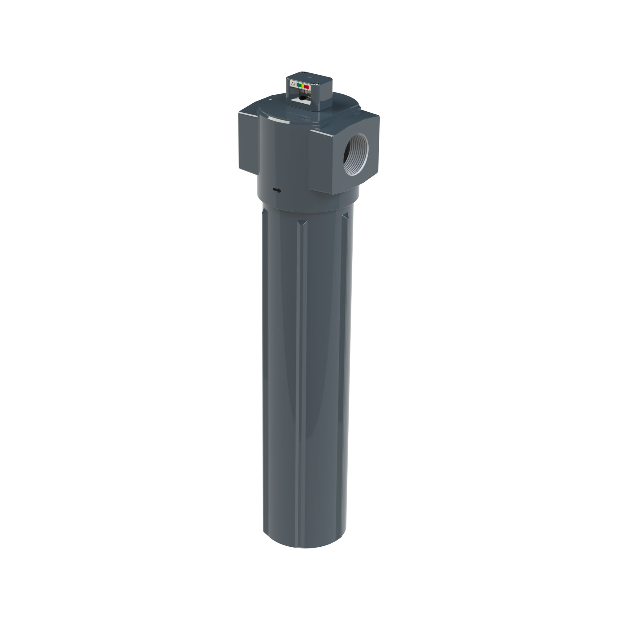 Aktivkohlefilter m. Differenzdruckmanometer, 0,003 mg/m³, G 2