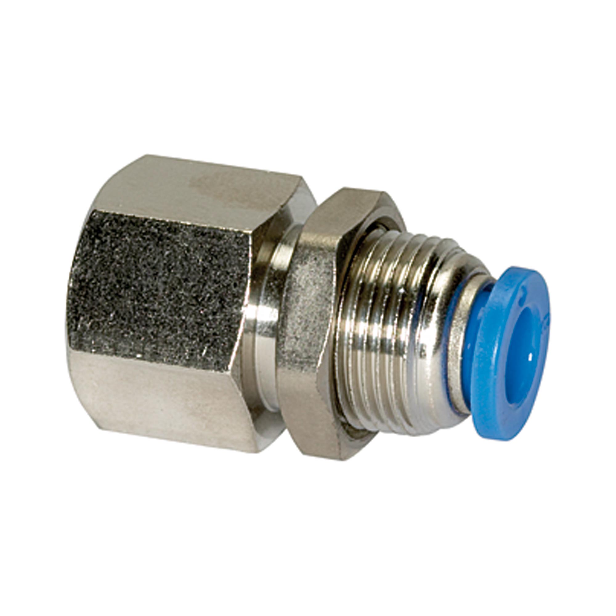 Ger. Schott-Steckverschraubung »Blaue Serie«, M12x1,0, G 1/8 i.