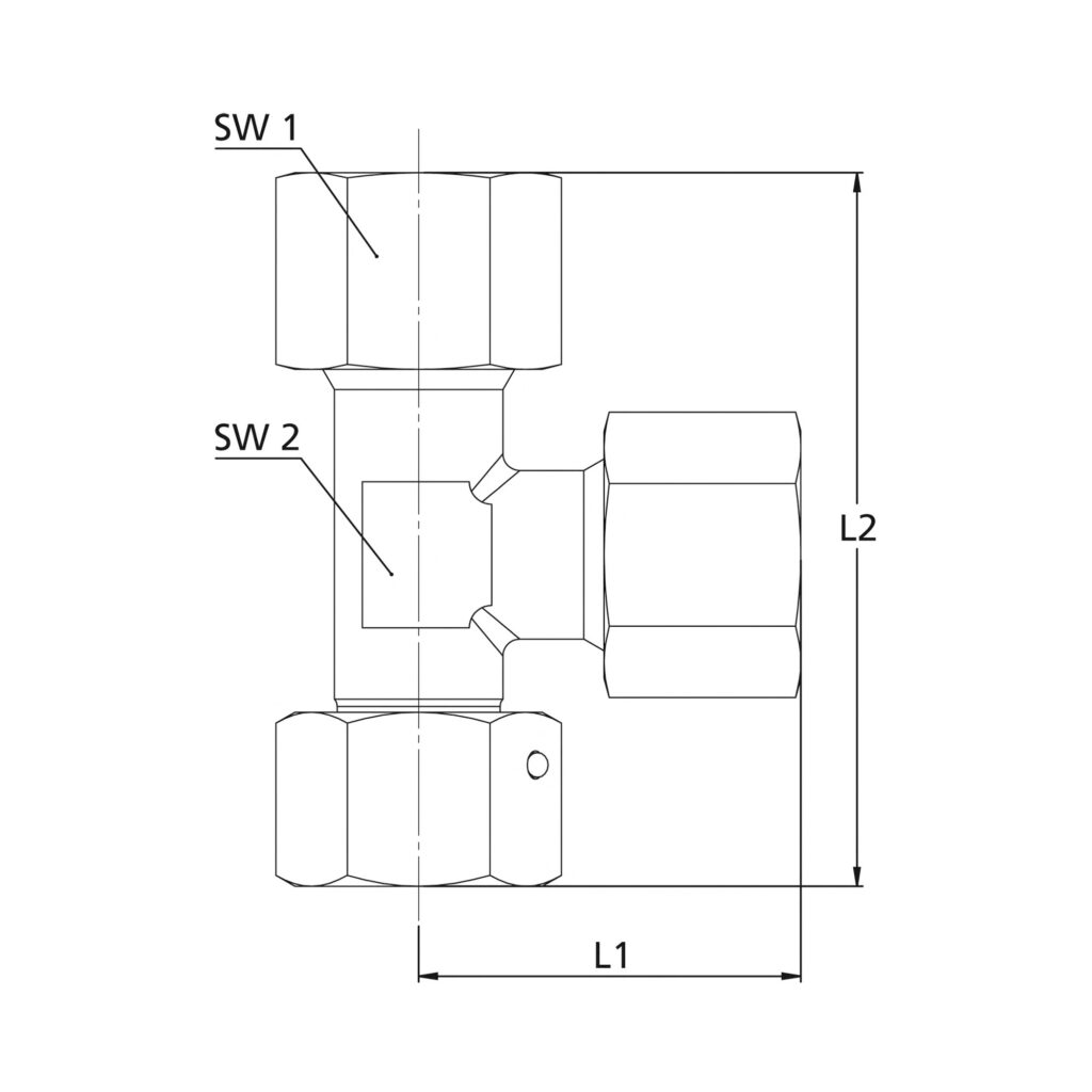 Einst. L-Anschlussverschraubung, Rohr-Außen-Ø 6, Stahl verzinkt