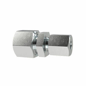 Gerade Reduzierverschraubung, Rohr-Außen-Ø 8/6 mm, Stahl verzinkt