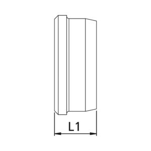 Schneidring, Rohr-Außen-Ø 4 mm, PN max. 100 bar, Stahl verzinkt
