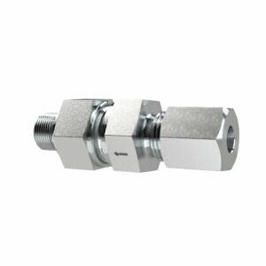 Rückschlagvent., G1/4a., Rohr-AØ 6mm, PN max. 400, Stahl verzinkt