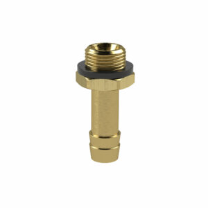 Einschraubschlauchtülle, G 1/4, für Schlauch LW 9 mm, SW 17, MS
