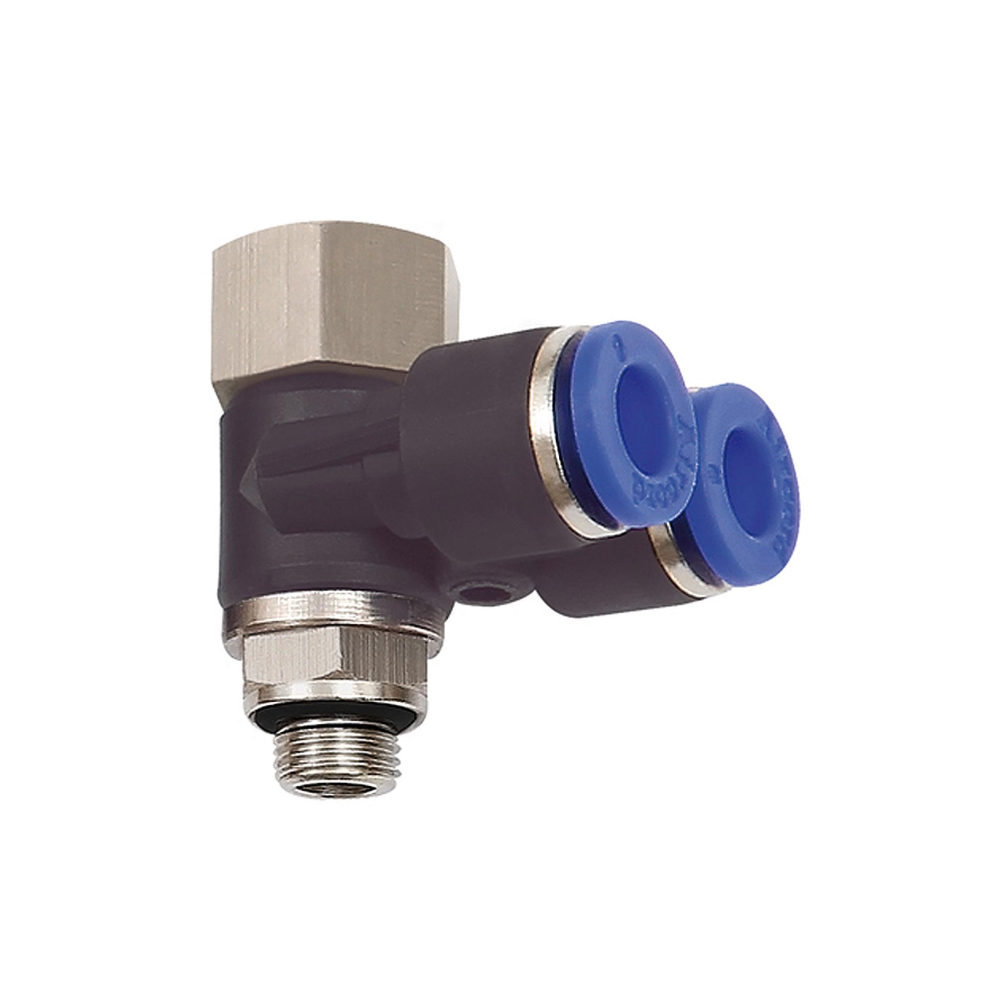 Y-Winkelsteckverschraubung »Blaue Serie«, drehbar, M5 i./a.