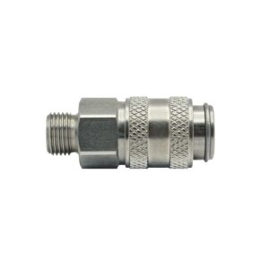 Schnellverschlusskupplung NW 5, Edelstahl 1.4305, G 1/8 AG