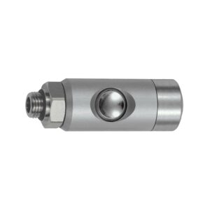 Druckknopf-Sicherheitskupplung NW 5,5, drehbar, Alu, G 1/4 AG