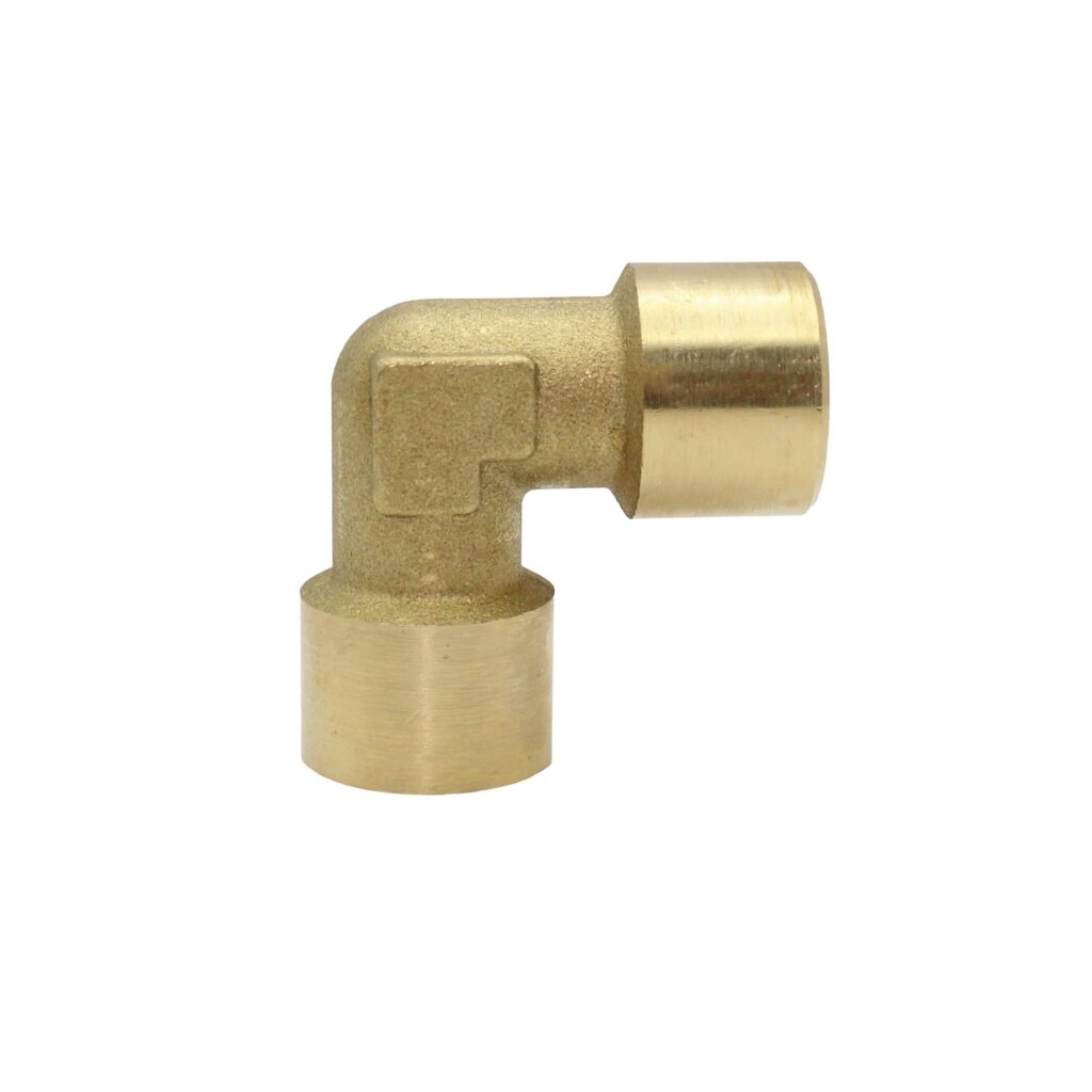 Winkelstück, innen/innen, G 1/8, SW 10, Messing blank