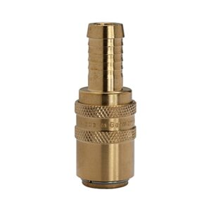 Temperierkupplung DN 9, Zapfen 13 mm, Absperrventil, Tülle gerade