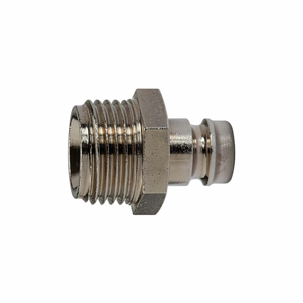 Temperier-Einstecknippel DN 9 mit Außengewinde, M14x1,5, SW 15