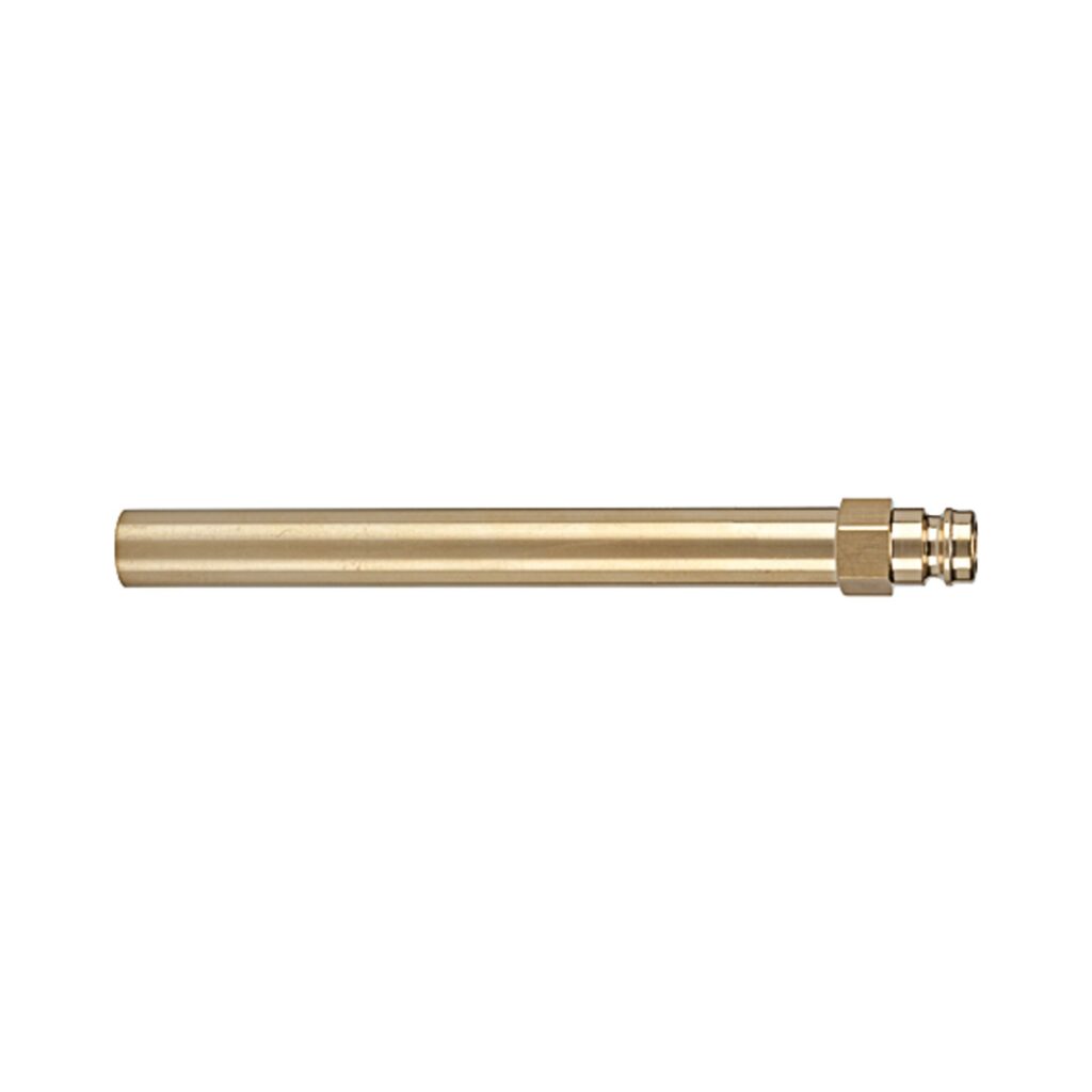 Stecknippel-Rohr DN 9, Rohr-Außen-Ø 14 mm, SW 15, Länge 150 mm
