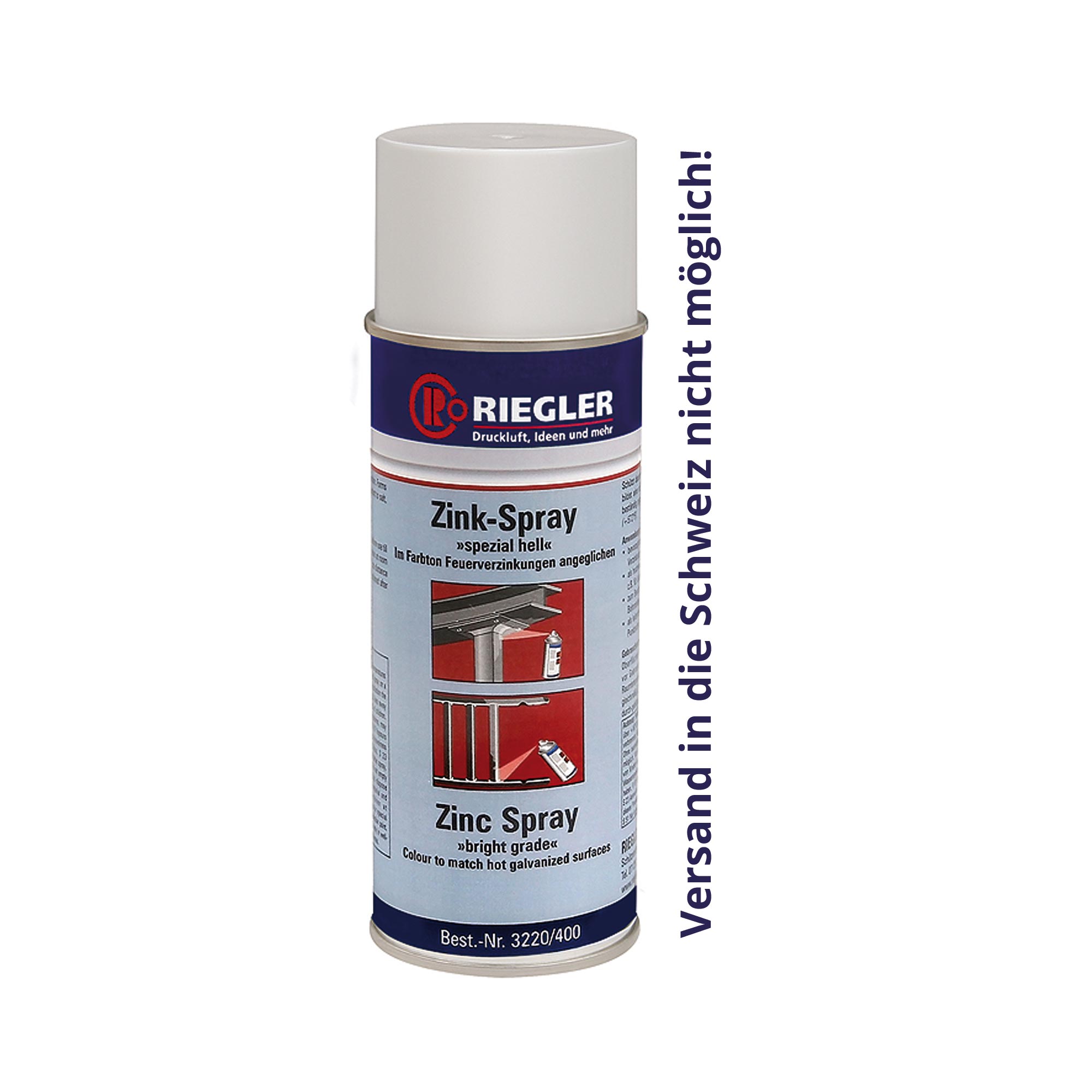 Zink-Spray, Temperatur max. 300 °C, 400 ml