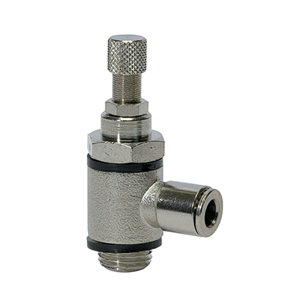 Drosselventil, Drosselung beidseitig (B) Steckverb.G1/4,Schl. 6