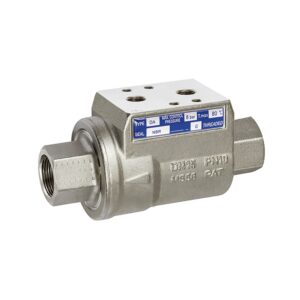 Koaxialventil pneumat. bet., doppeltw., NC, MS vern.,FKM, Rp 3/8